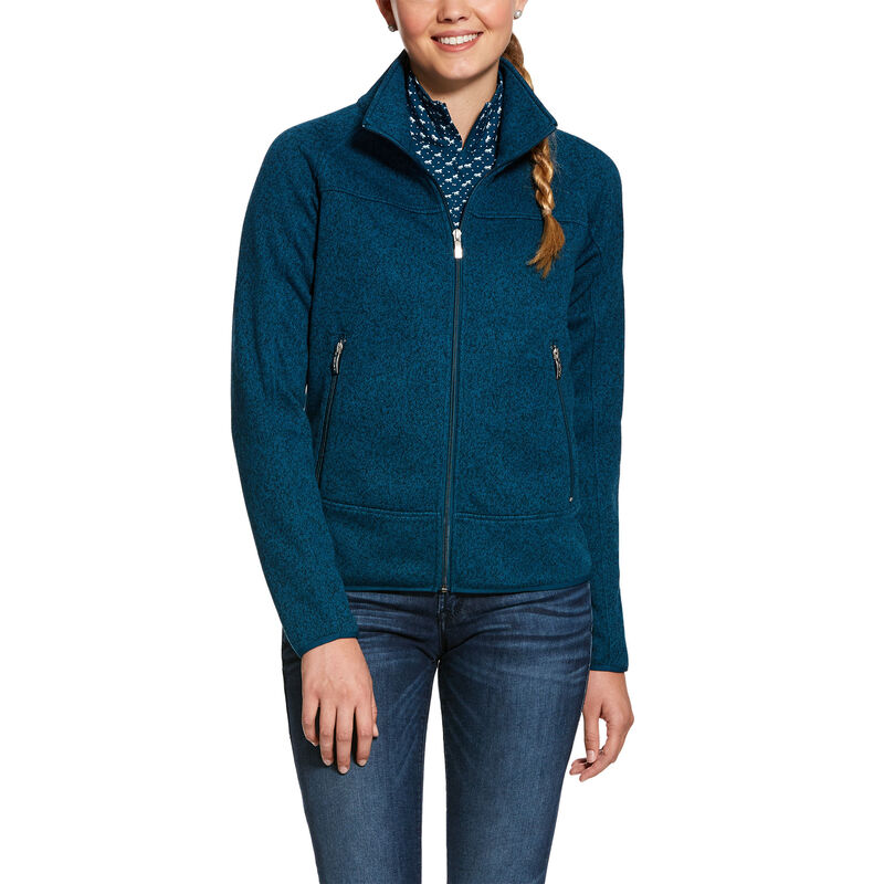 Ariat Western: Sovereign Full Zip Chaquetas Mujer - Verde Oscuro (RQNBU9602)